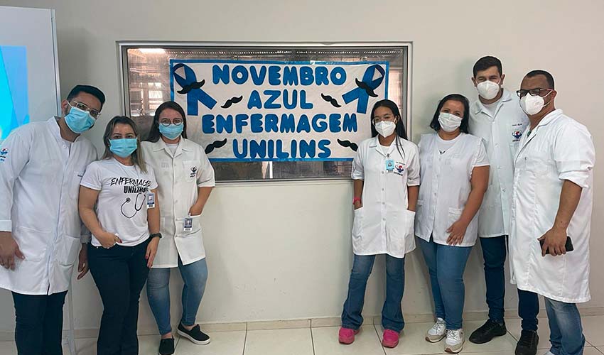 Enfermagem desenvolve ações do Novembro Azul - UNILINS