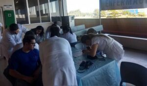 Enfermagem em ação presente na SIPAT-JBS 2019 - UNILINS