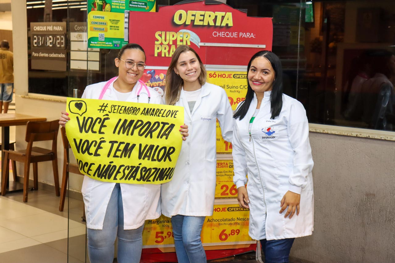 Curso de Enfermagem realiza ação em alusão ao Setembro Amarelo - UNILINS