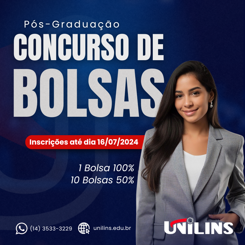 Concurso de Bolsas 2024 - Pós-Graduação - UNILINS