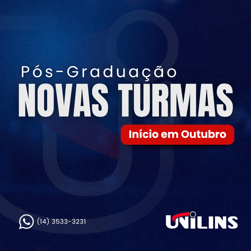 Novas turmas Pós-Graduação em outubro - UNILINS