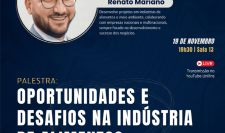 Palestra: Oportunidades e Desafios na Indústria de Alimentos