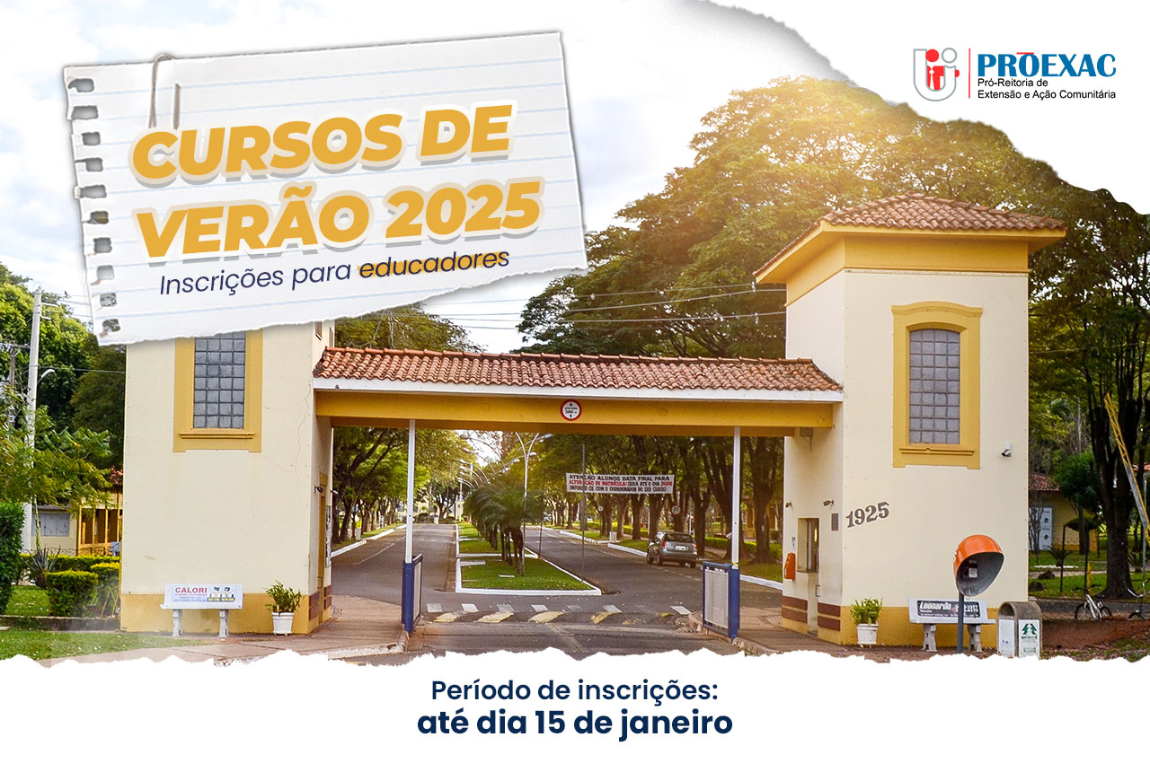 Curso de Verão – Inscrição para Educadores  2025 - UNILINS