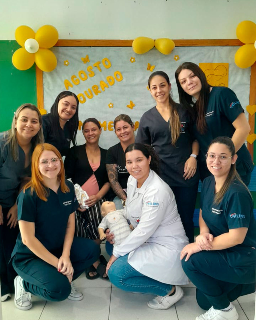 Agosto Dourado: 20° Encontro de Gestantes da USF Santa Terezinha  - UNILINS