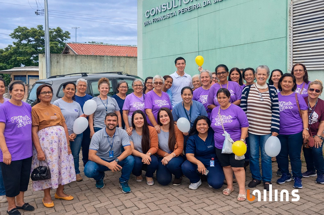 Enfermagem em ação no Março Lilás e no Dia da Mulher - UNILINS Enfermagem em ação no Março Lilás e no Dia da Mulher - UNILINS