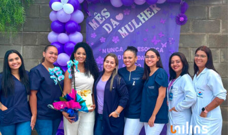 Enfermagem em ação no Março Lilás e no Dia da Mulher